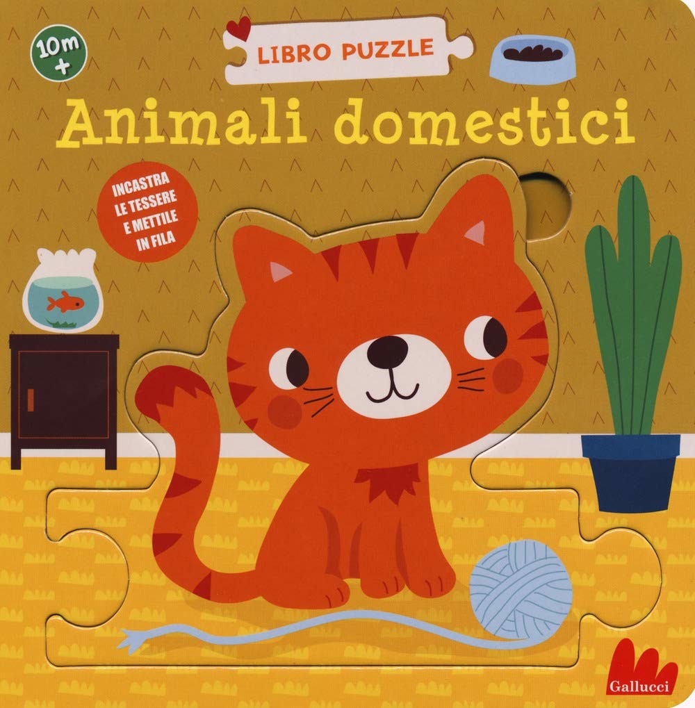 Animali domestici. Libro puzzle < 0-12 mesi < Libri per bambini < Libreria  Indipendente